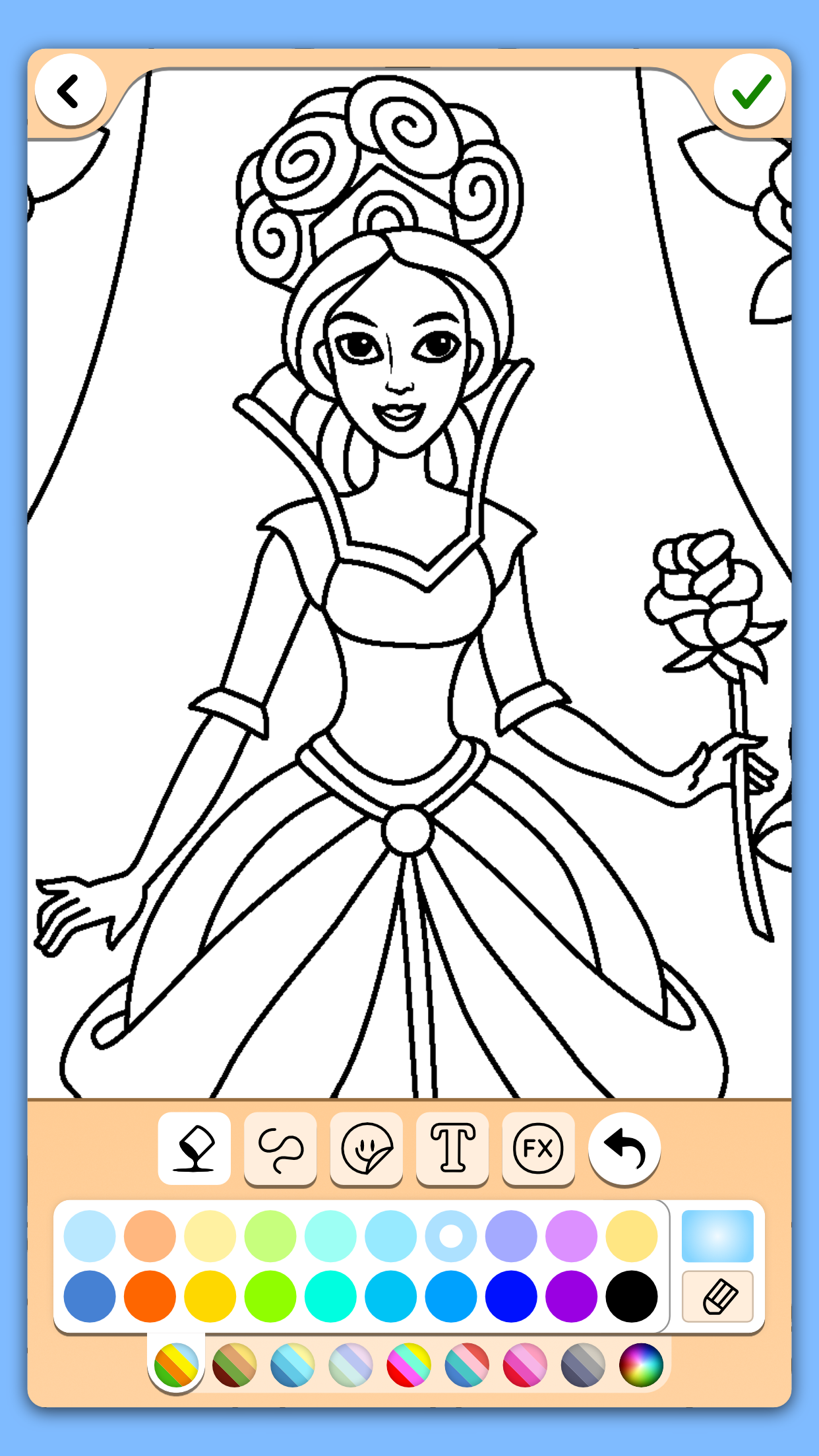 اسکرین شات 4 بازی Coloring for girls and women