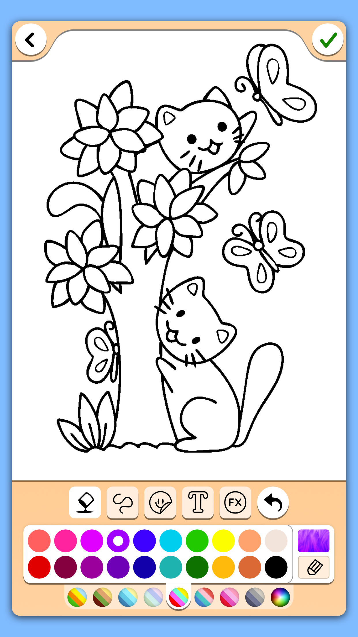 اسکرین شات 3 بازی Coloring for girls and women