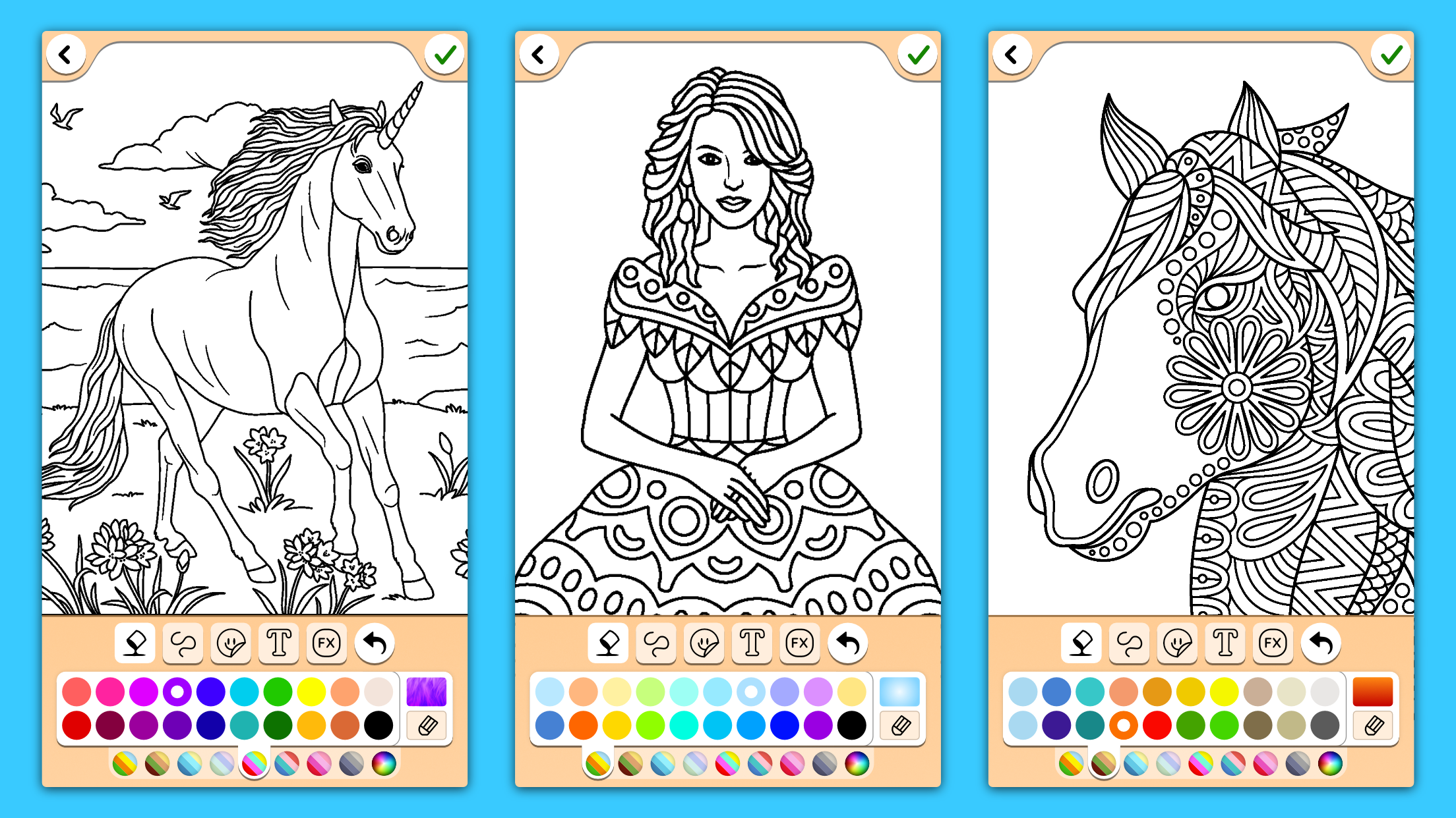 اسکرین شات 7 برنامه Painting and drawing for Girls