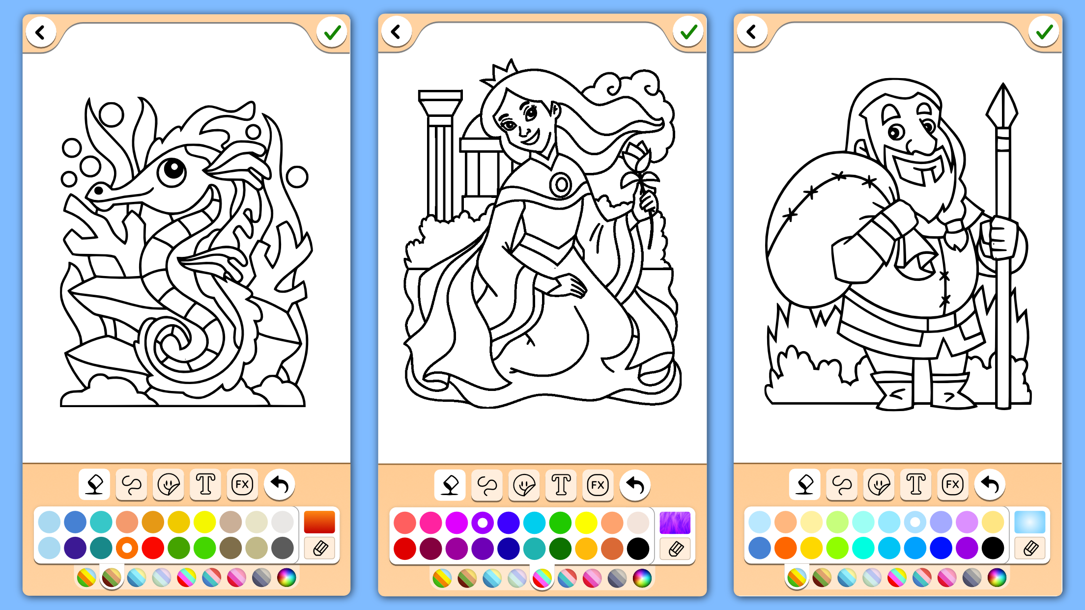 اسکرین شات 8 برنامه Coloring book