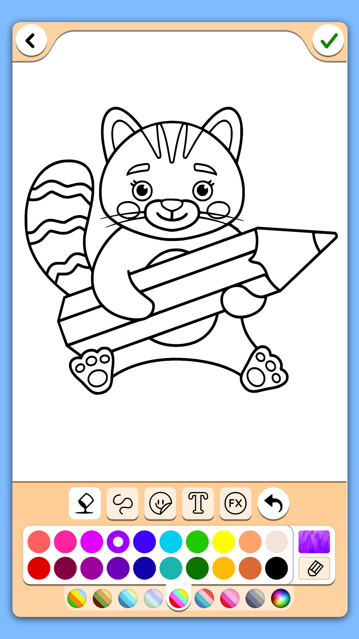 اسکرین شات 4 برنامه Coloring book