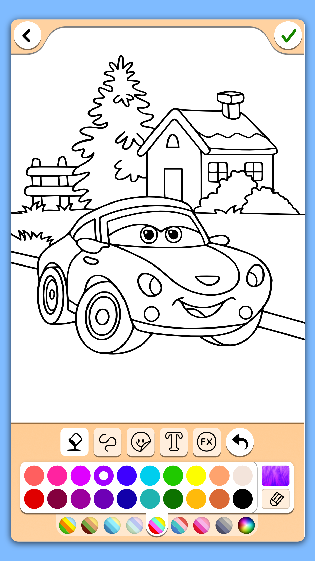 اسکرین شات 1 برنامه Coloring book