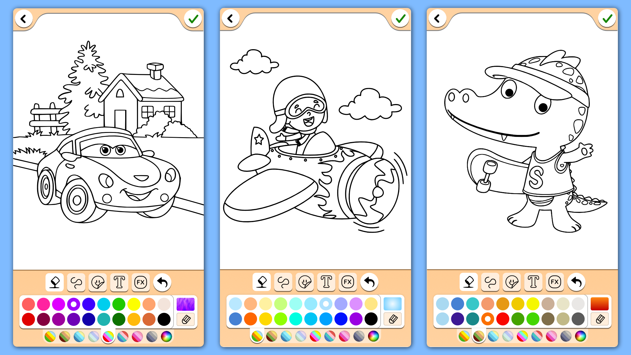 اسکرین شات 5 برنامه Coloring book