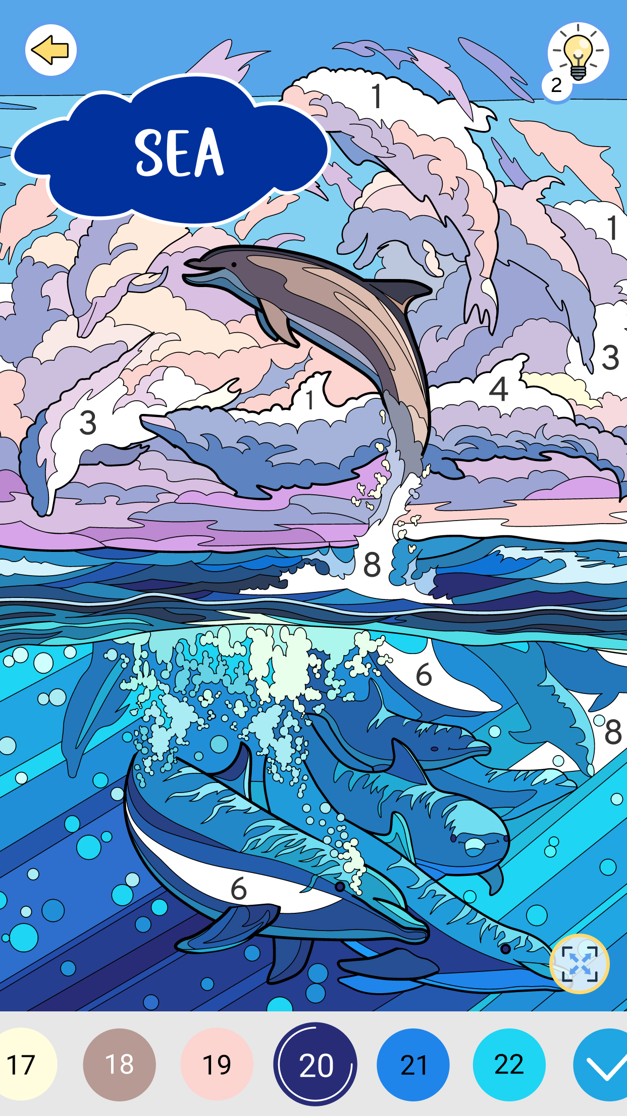 اسکرین شات 3 بازی Color by Number: Coloring Book