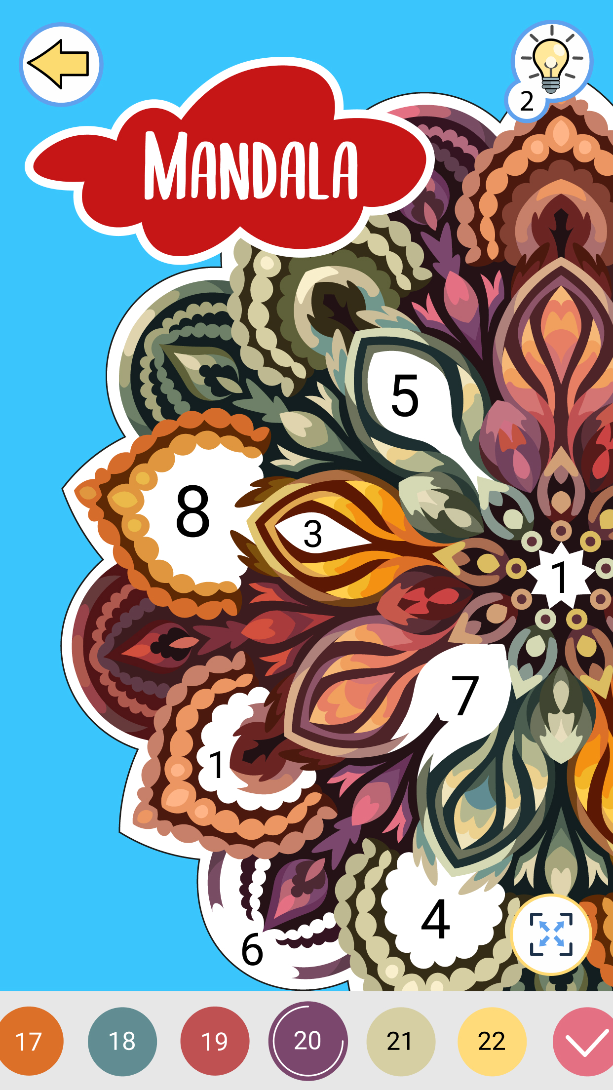 اسکرین شات 5 بازی Color by Number: Coloring Book