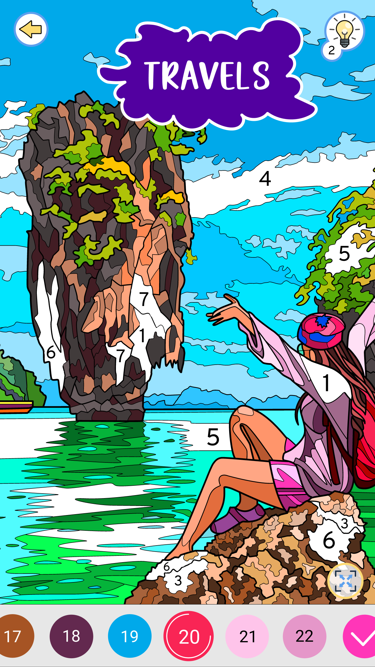 اسکرین شات 2 بازی Color by Number: Coloring Book