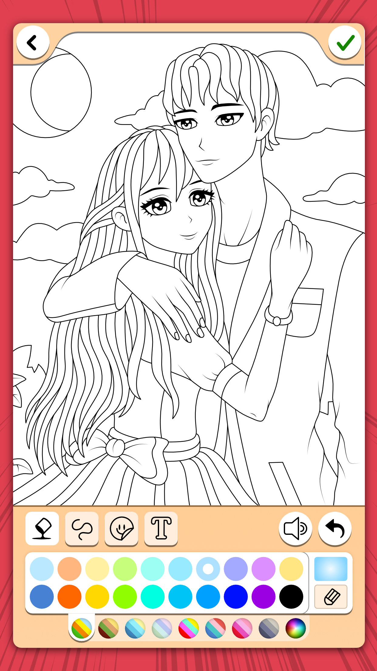اسکرین شات 3 بازی Manga Coloring Book