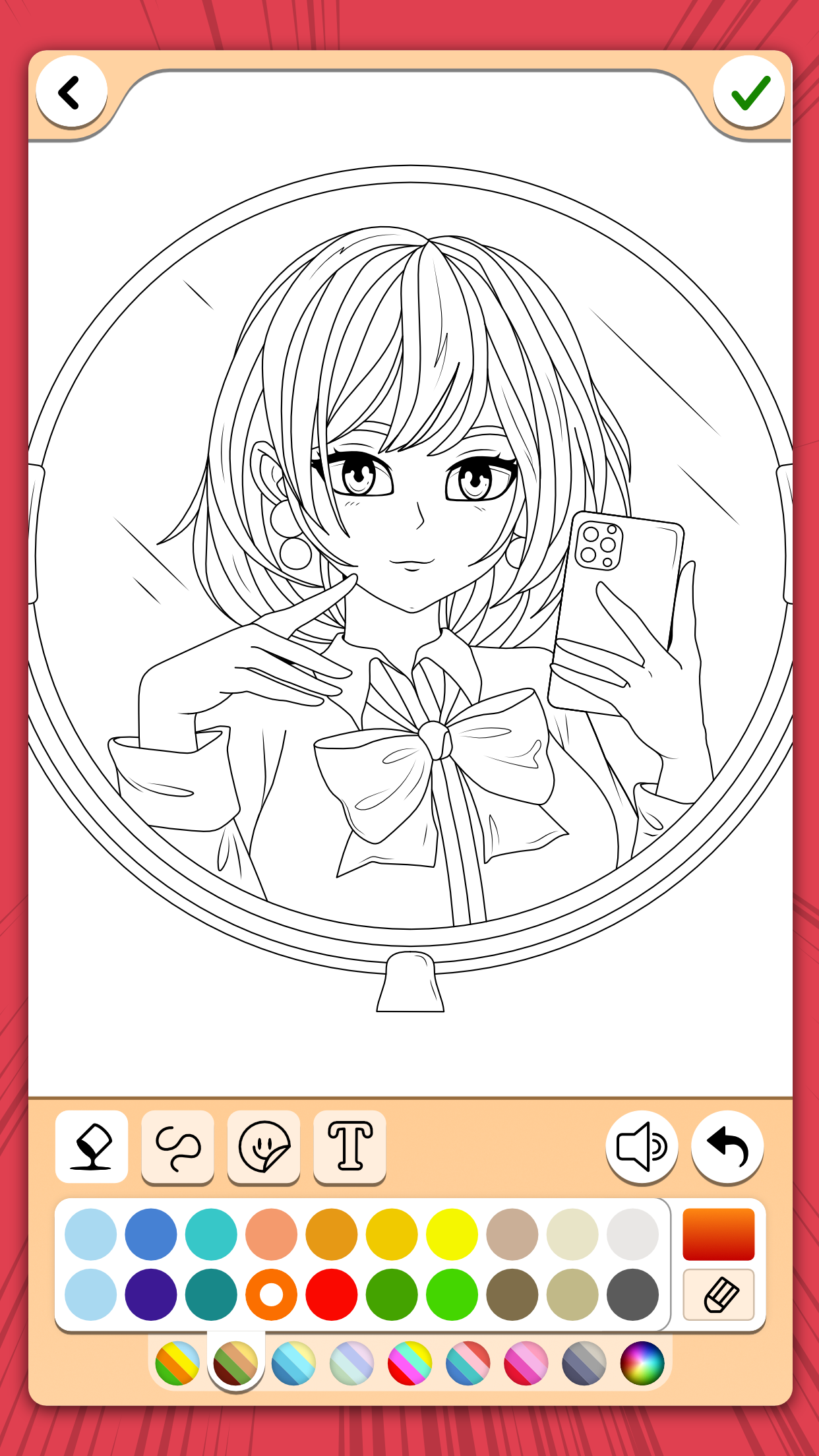 اسکرین شات 2 بازی Manga Coloring Book