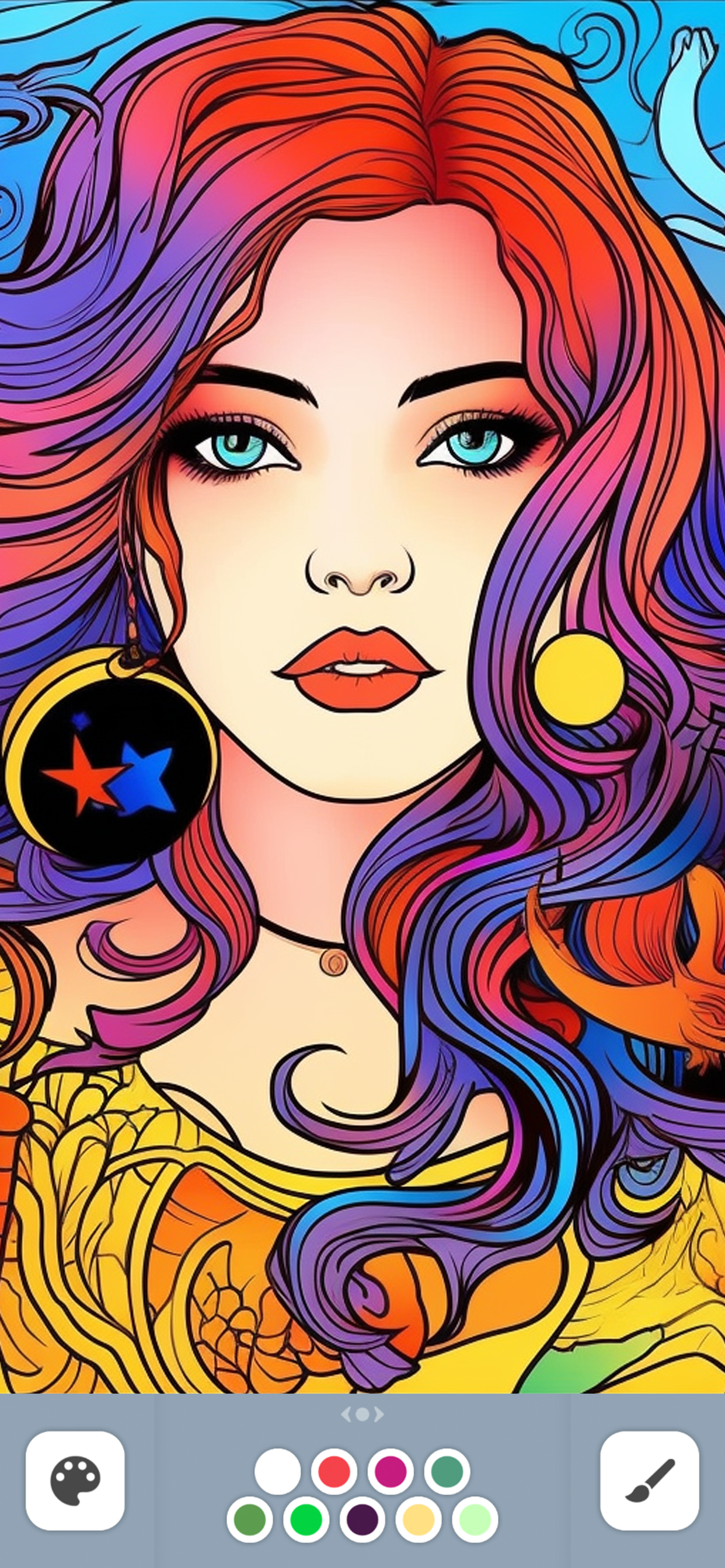 اسکرین شات 4 بازی AI Coloring Pages - Art Game