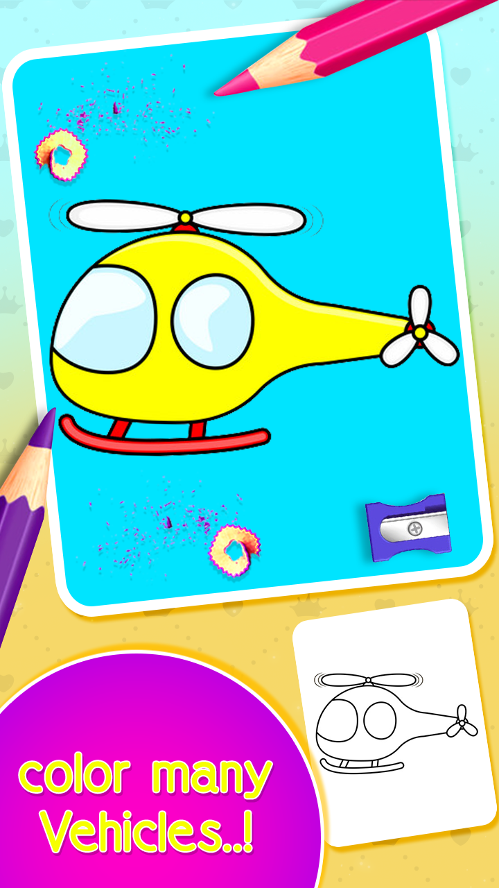 اسکرین شات 4 برنامه Drawing and Coloring Games