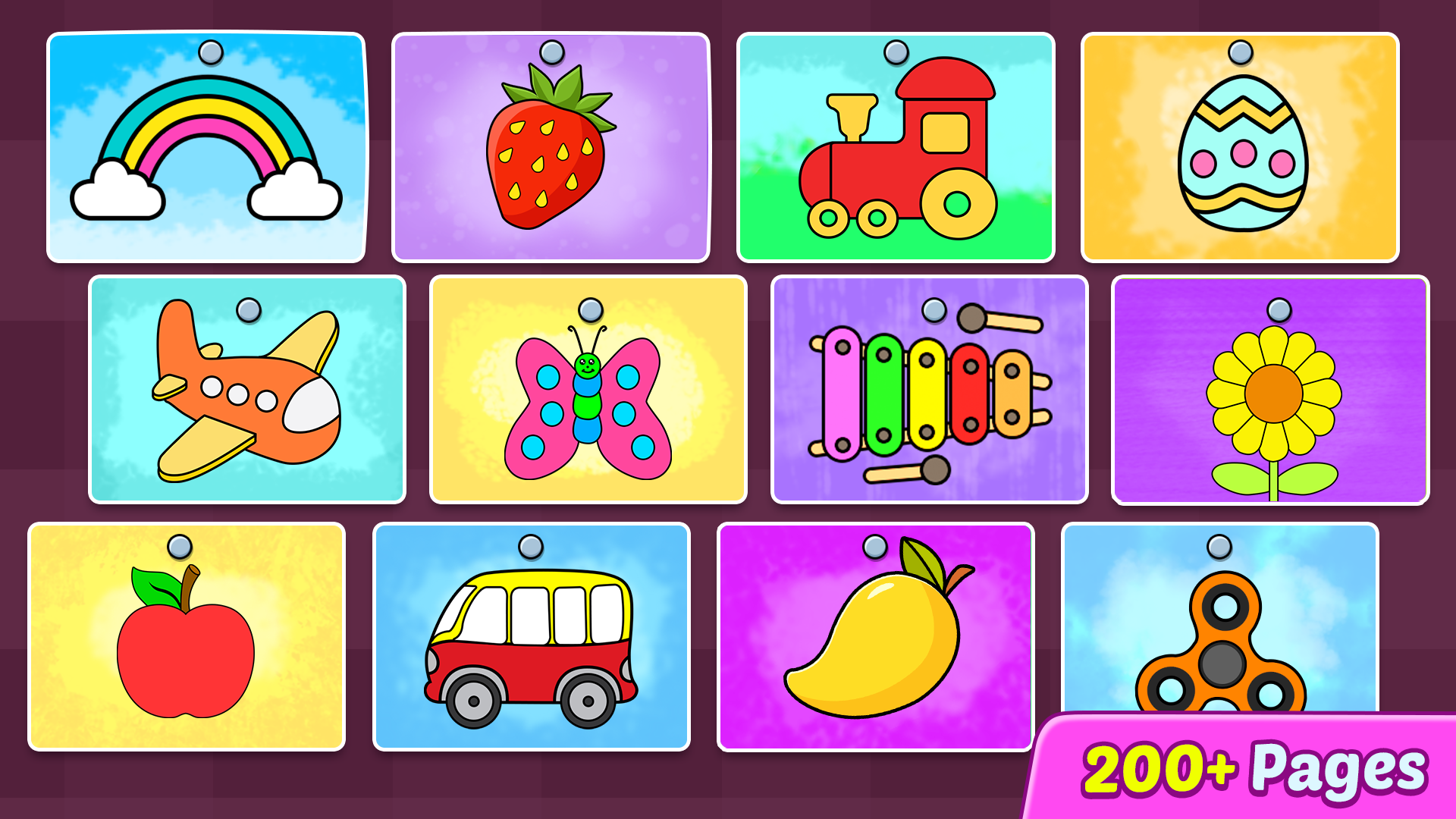 اسکرین شات 1 برنامه Drawing and Coloring Games
