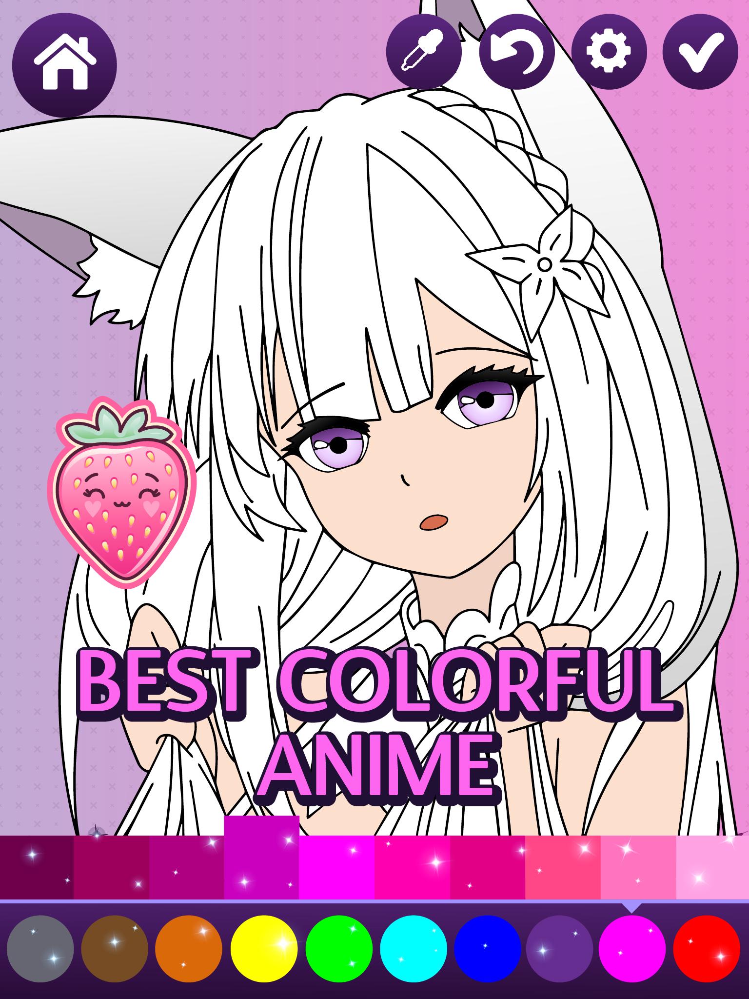 اسکرین شات 2 بازی Anime Manga Coloring Book