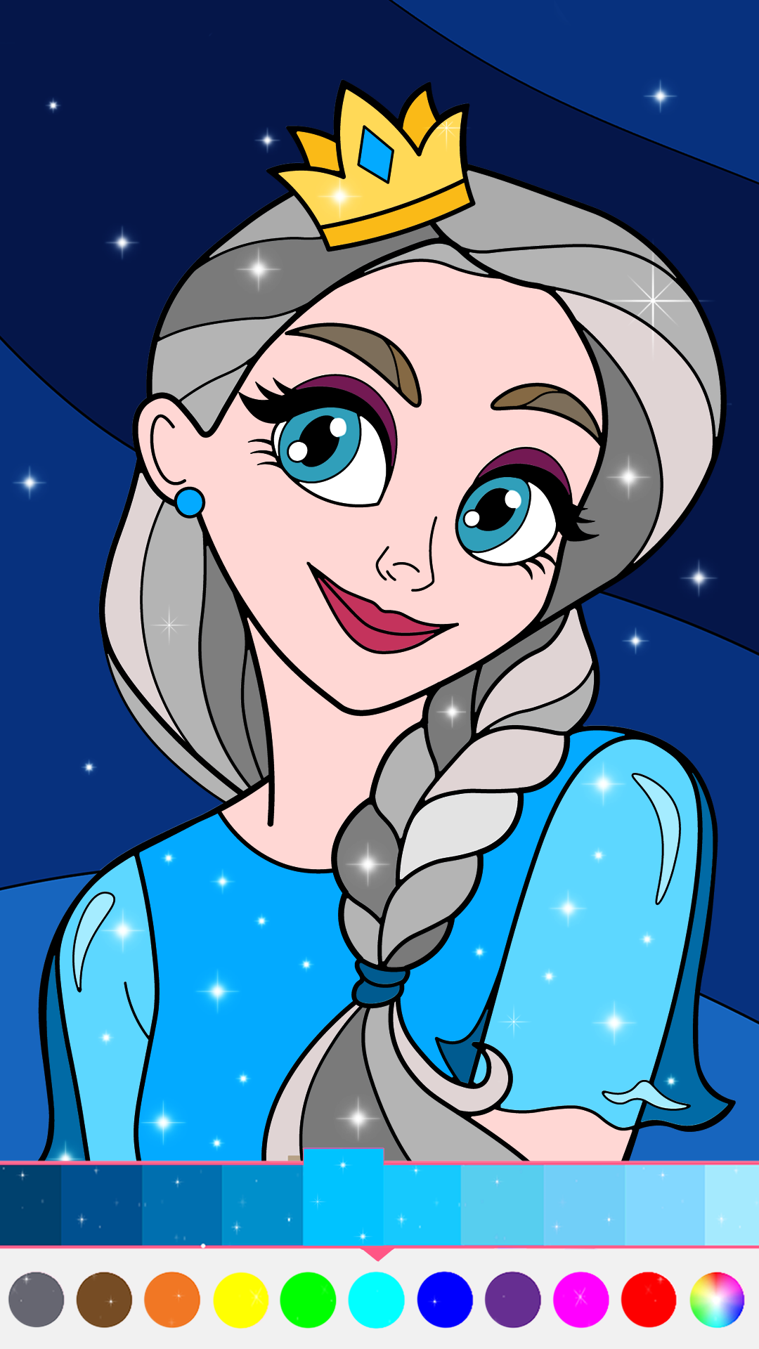 اسکرین شات 3 بازی Girls Princess Coloring Book
