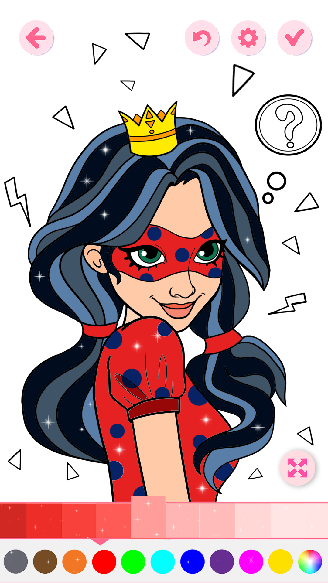 اسکرین شات 2 بازی Girls Princess Coloring Book