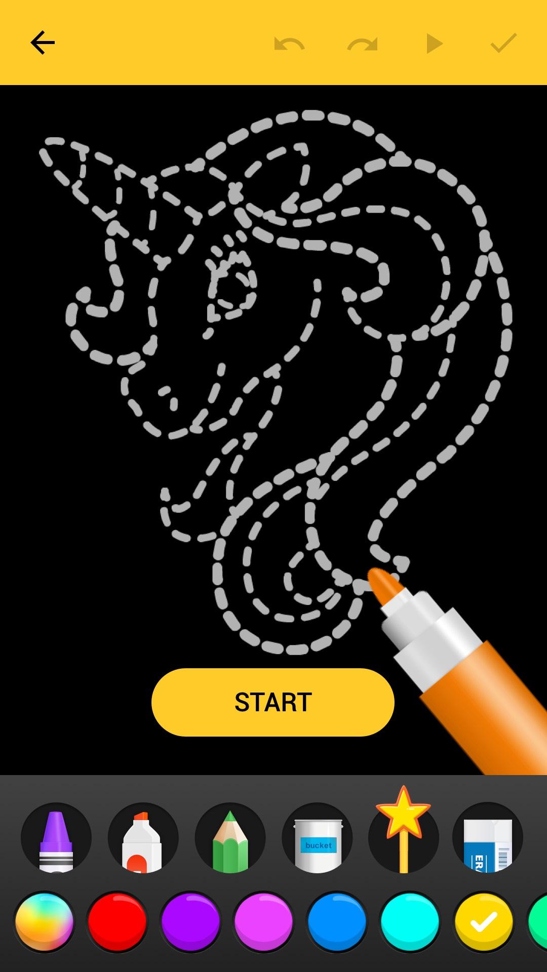 اسکرین شات 8 بازی Learn to Draw Glow Cartoon