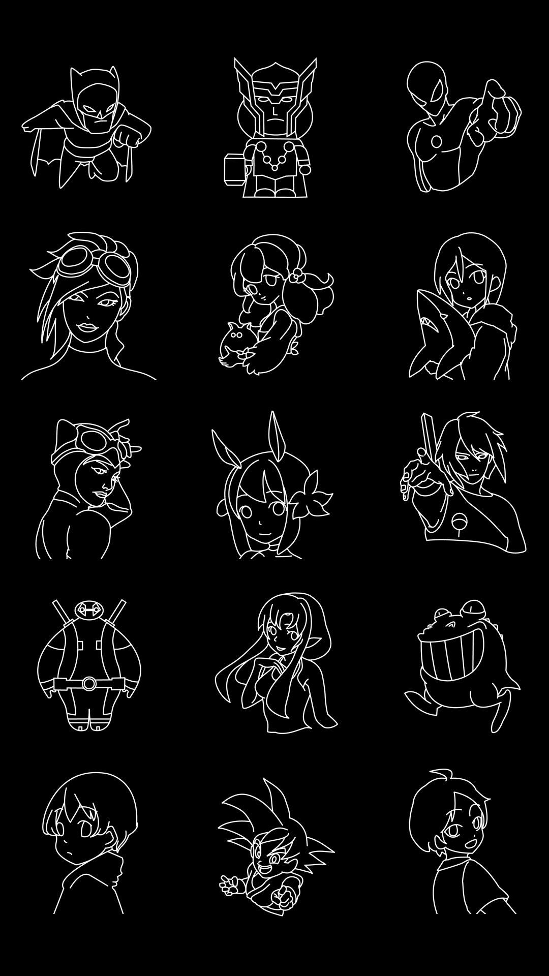 اسکرین شات 1 برنامه Draw Glow Comics