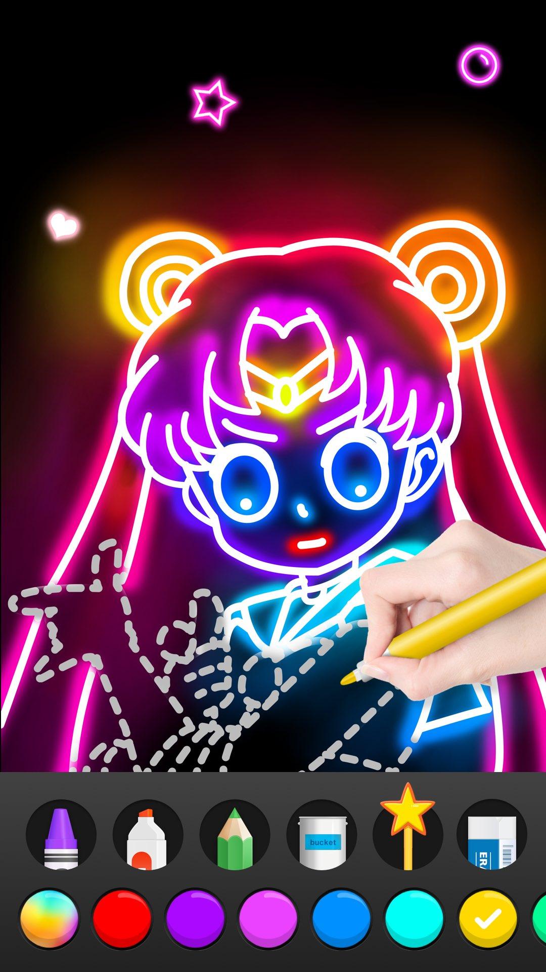 اسکرین شات 7 برنامه Draw Glow Comics