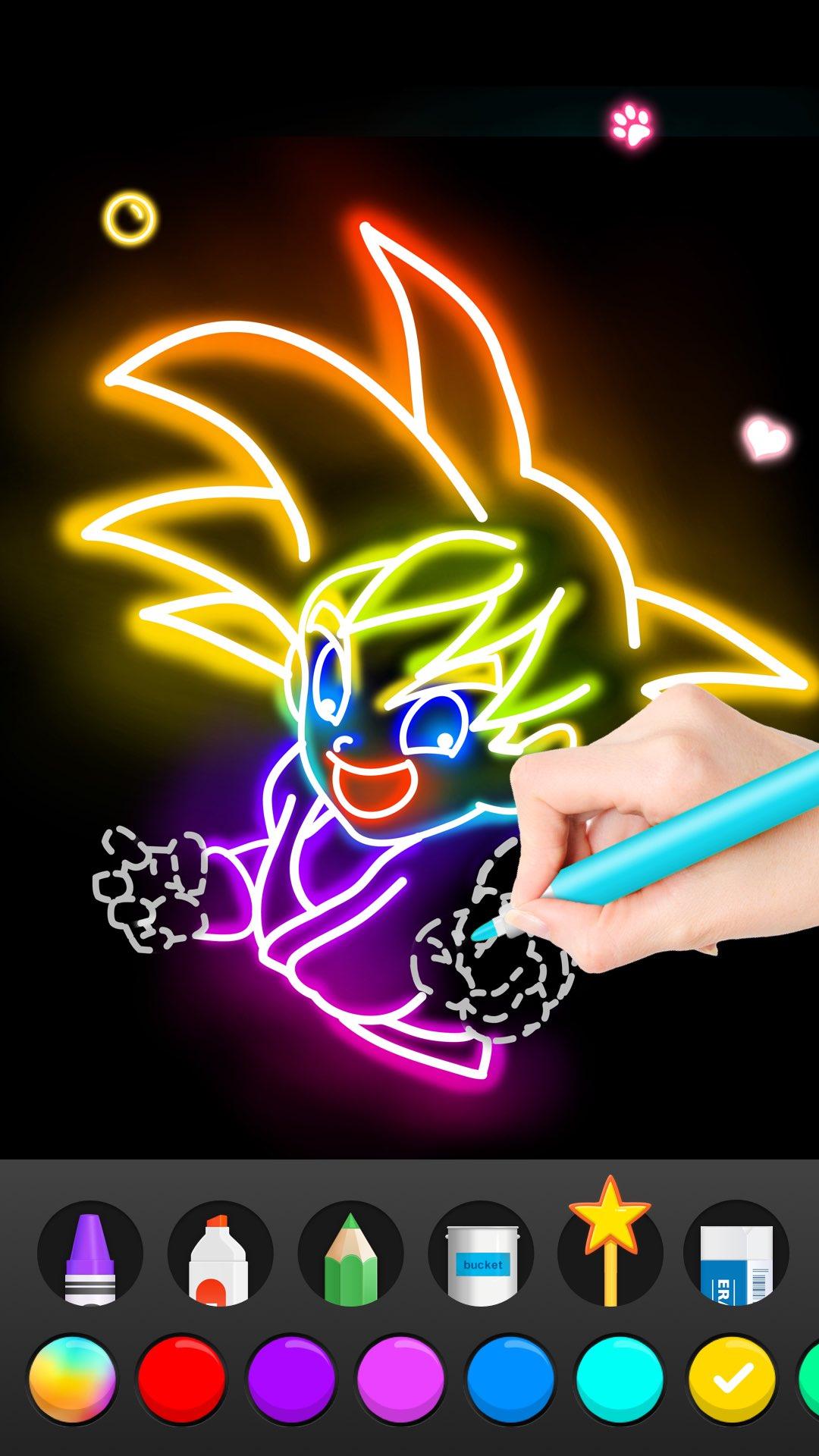 اسکرین شات 8 برنامه Draw Glow Comics