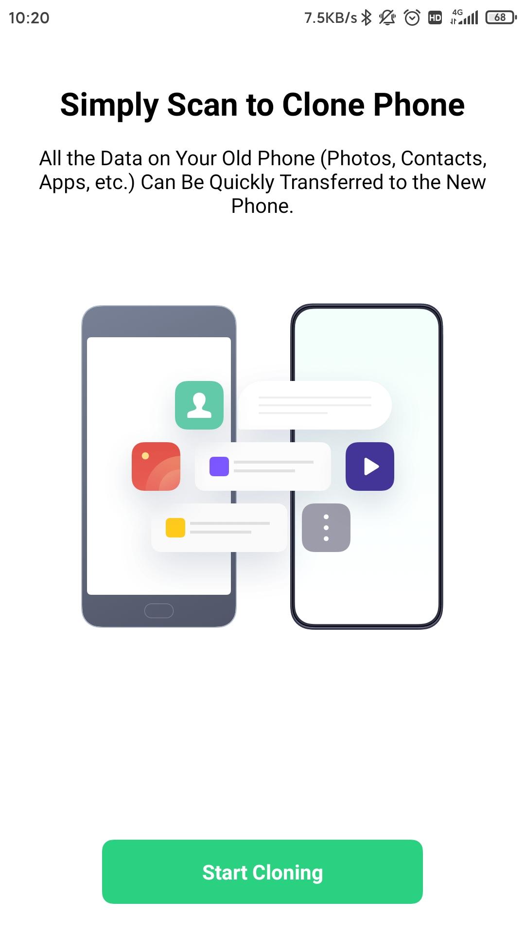 اسکرین شات 1 برنامه OPPO Clone Phone