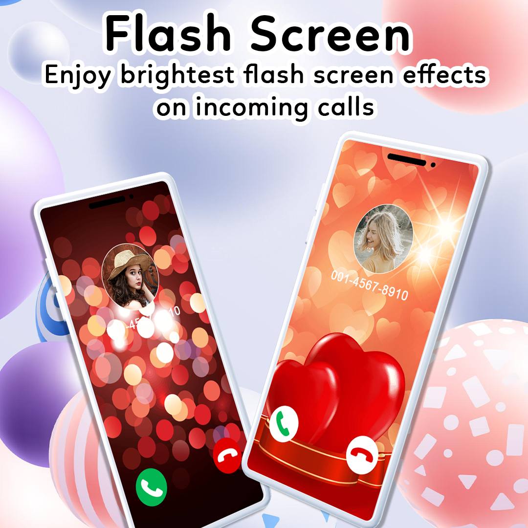 اسکرین شات 1 برنامه Change Color Phone Flash Theme