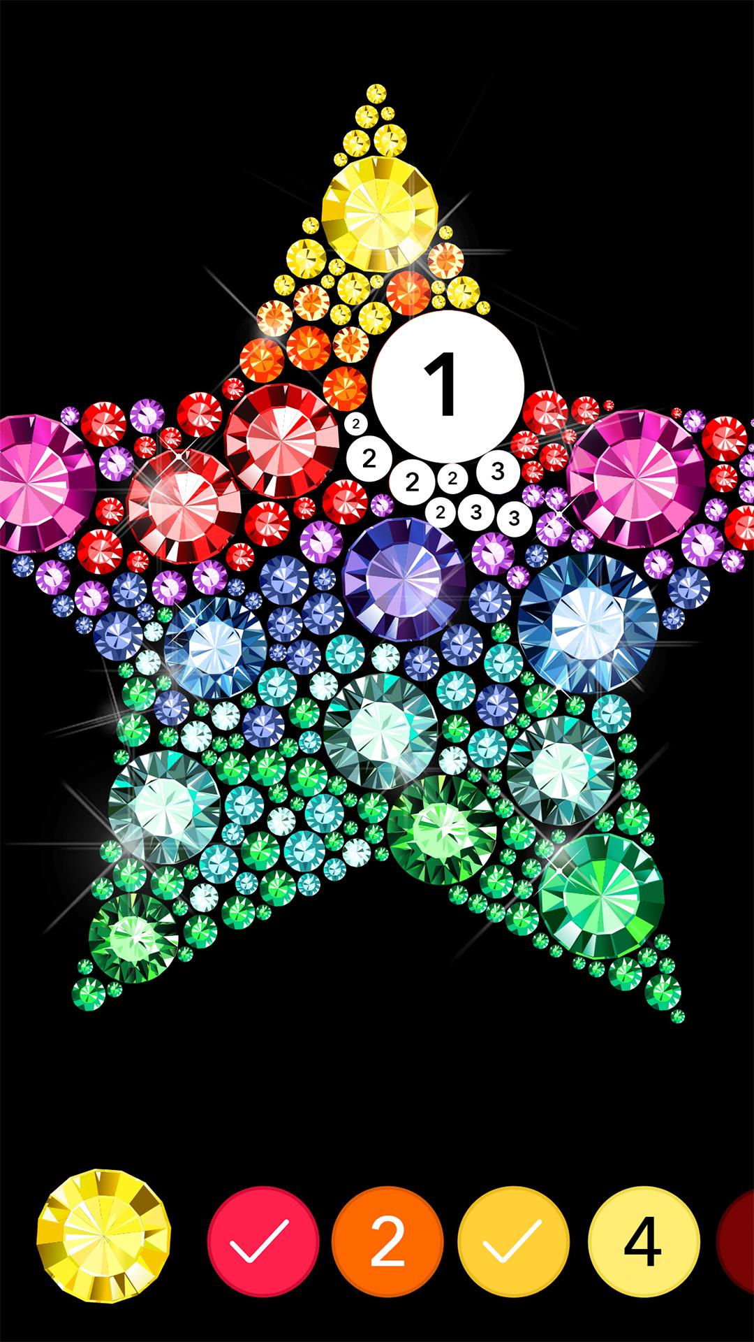 اسکرین شات 5 برنامه No.Diamond: Color by Number