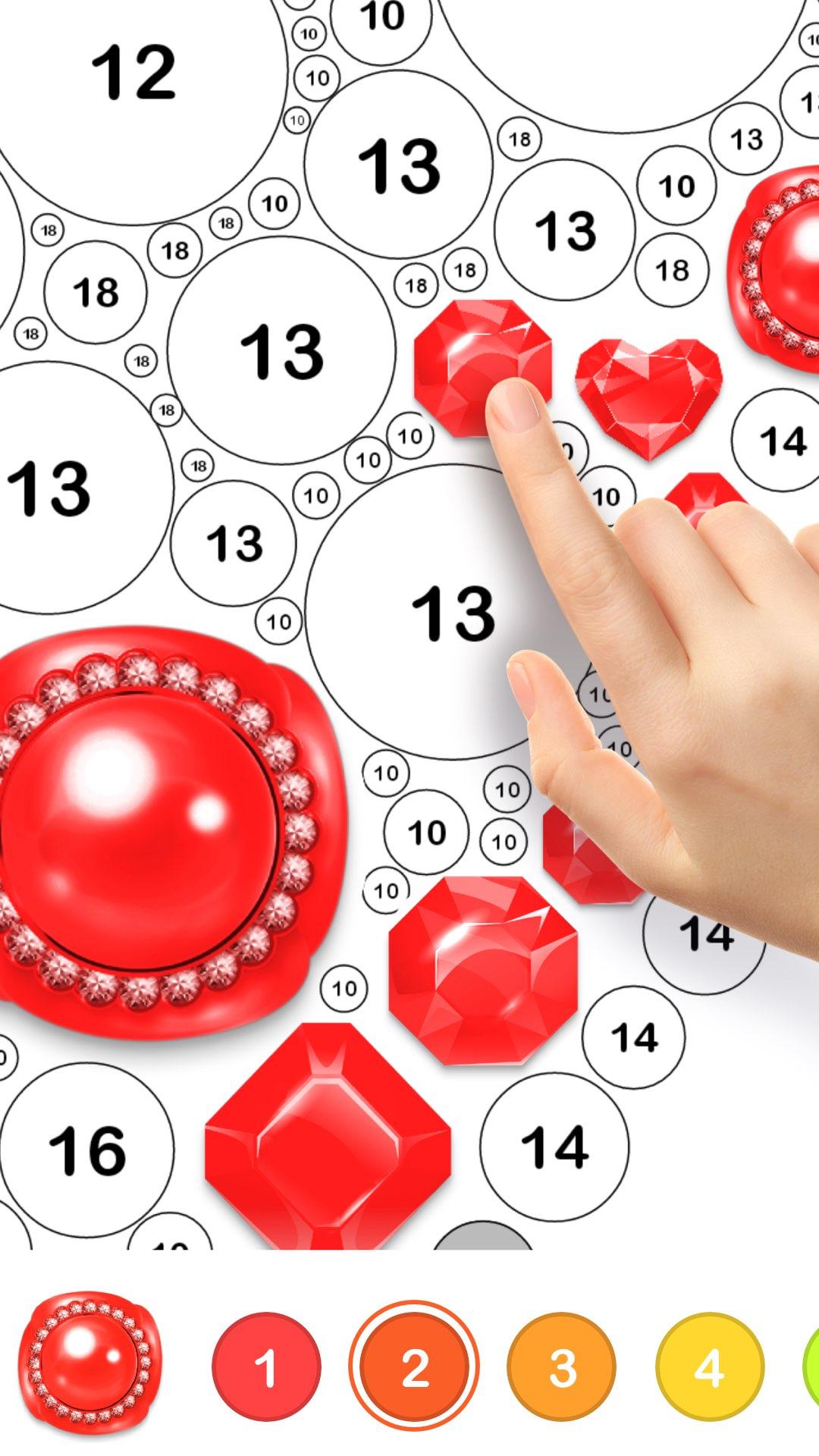 اسکرین شات 7 برنامه No.Diamond: Color by Number