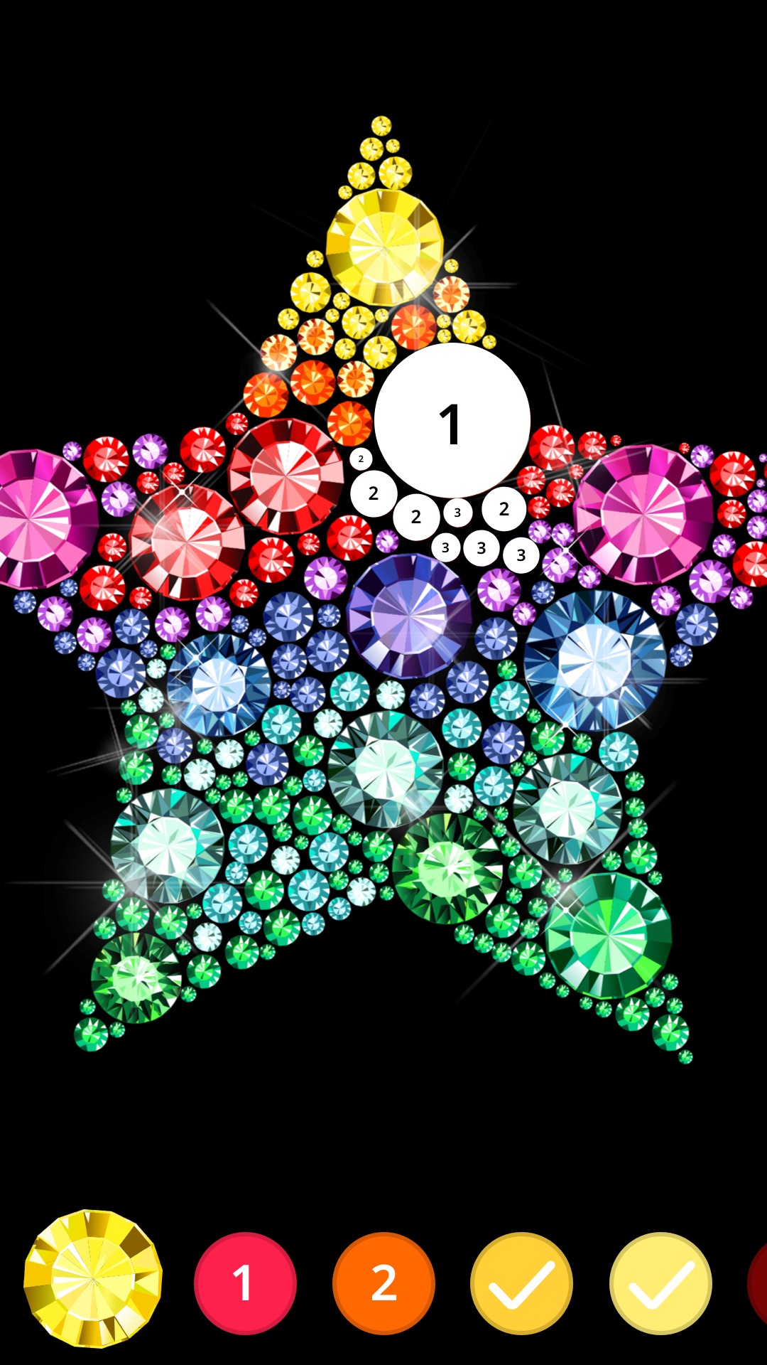 اسکرین شات 5 برنامه No.Diamond: Color by Number