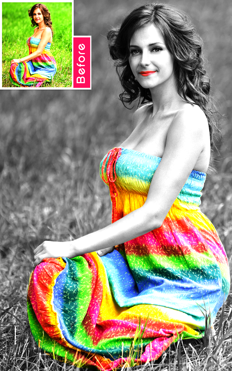 اسکرین شات 2 برنامه Color Splash Photo