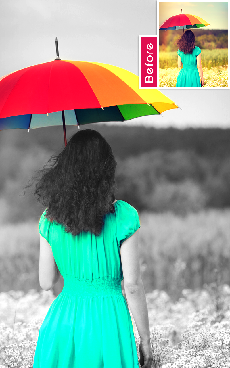 اسکرین شات 5 برنامه Color Splash Photo