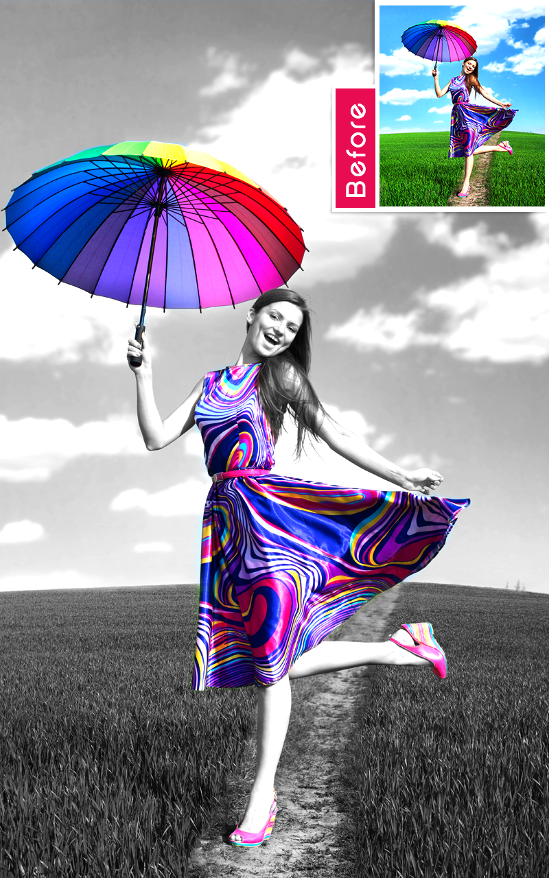 اسکرین شات 4 برنامه Color Splash Photo