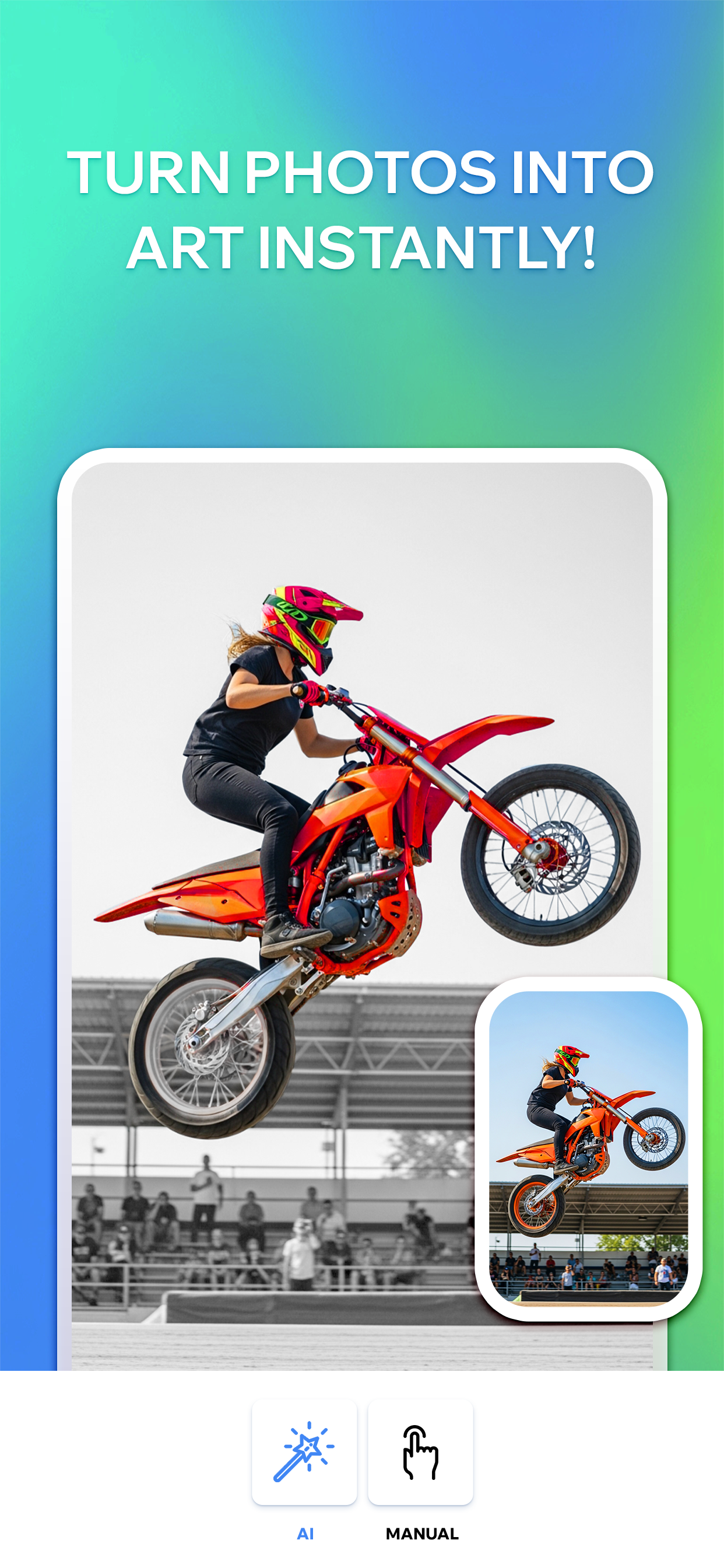 اسکرین شات 1 برنامه Color Splash Photo Editor