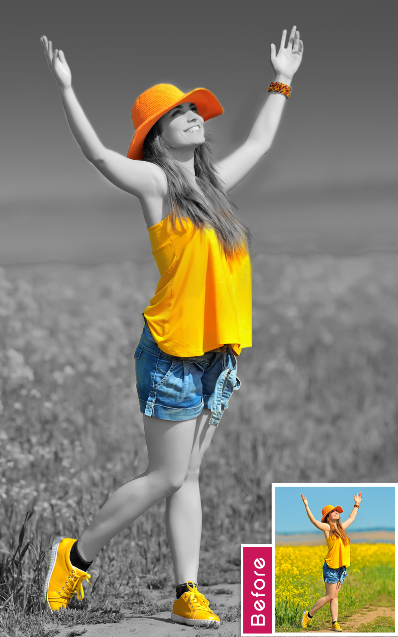 اسکرین شات 1 برنامه Color Splash Photo