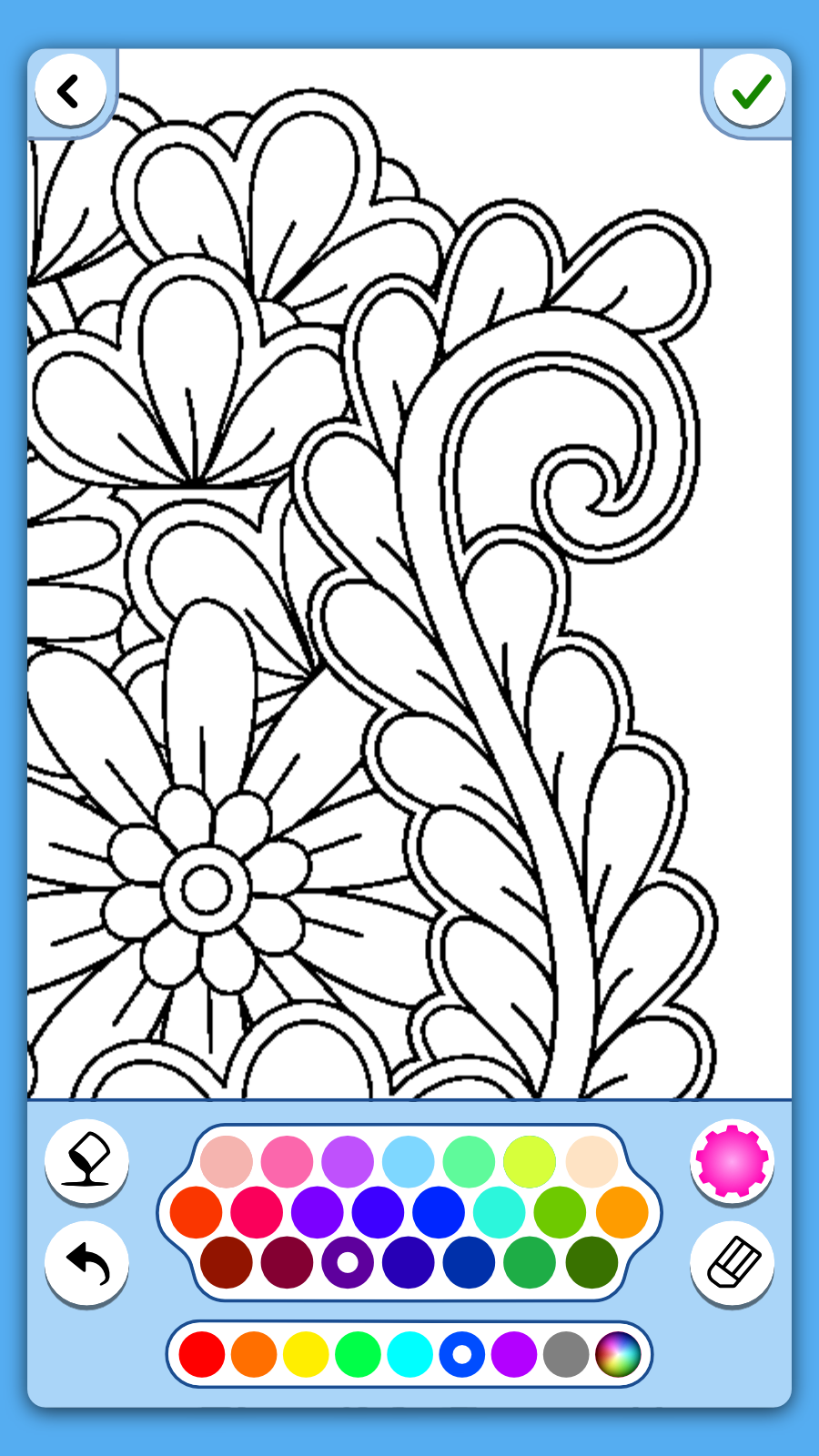 اسکرین شات 3 برنامه Mandala coloring book adults