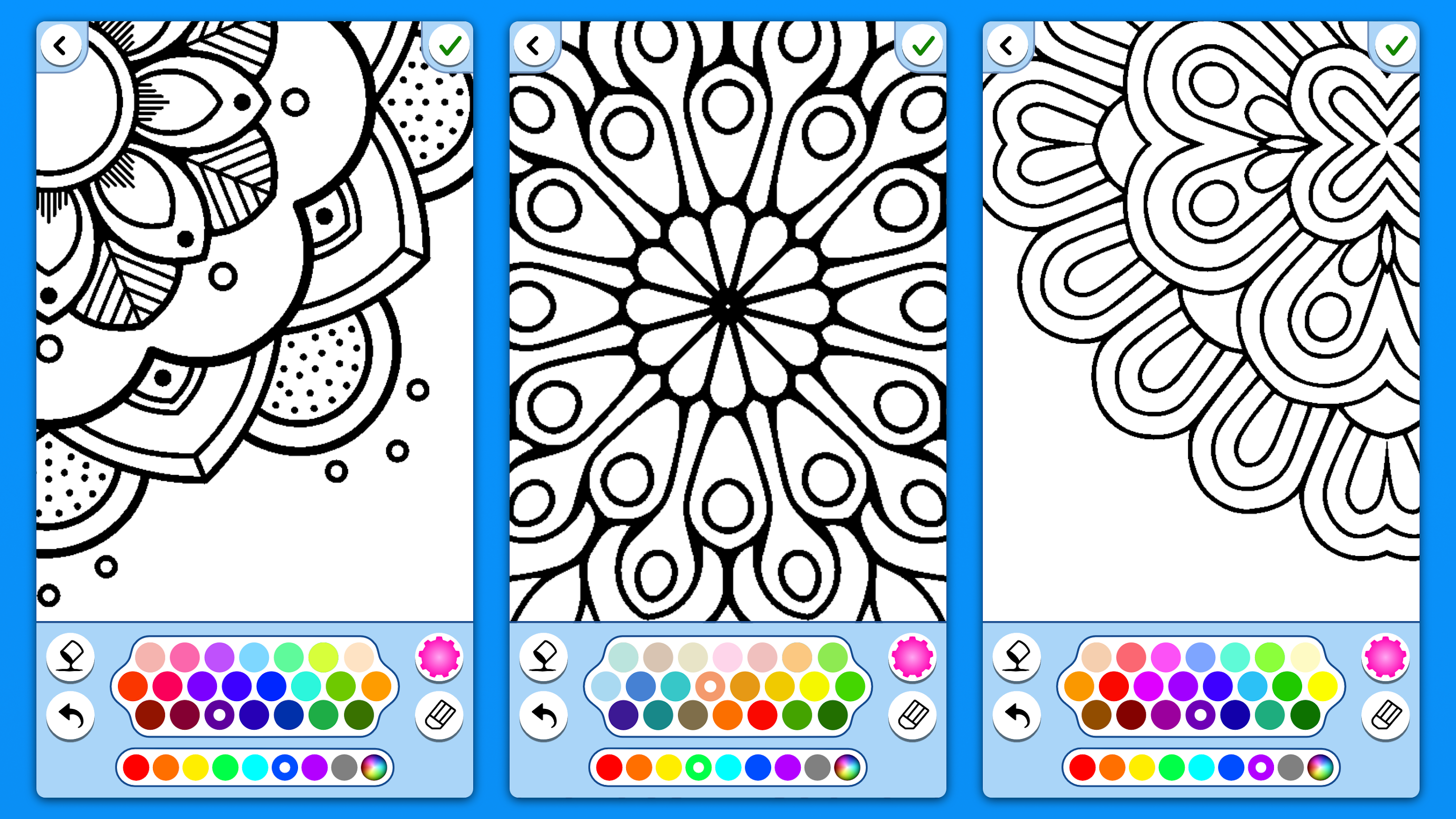 اسکرین شات 7 برنامه Mandala coloring book adults