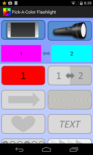 اسکرین شات 2 برنامه Color Flashlight