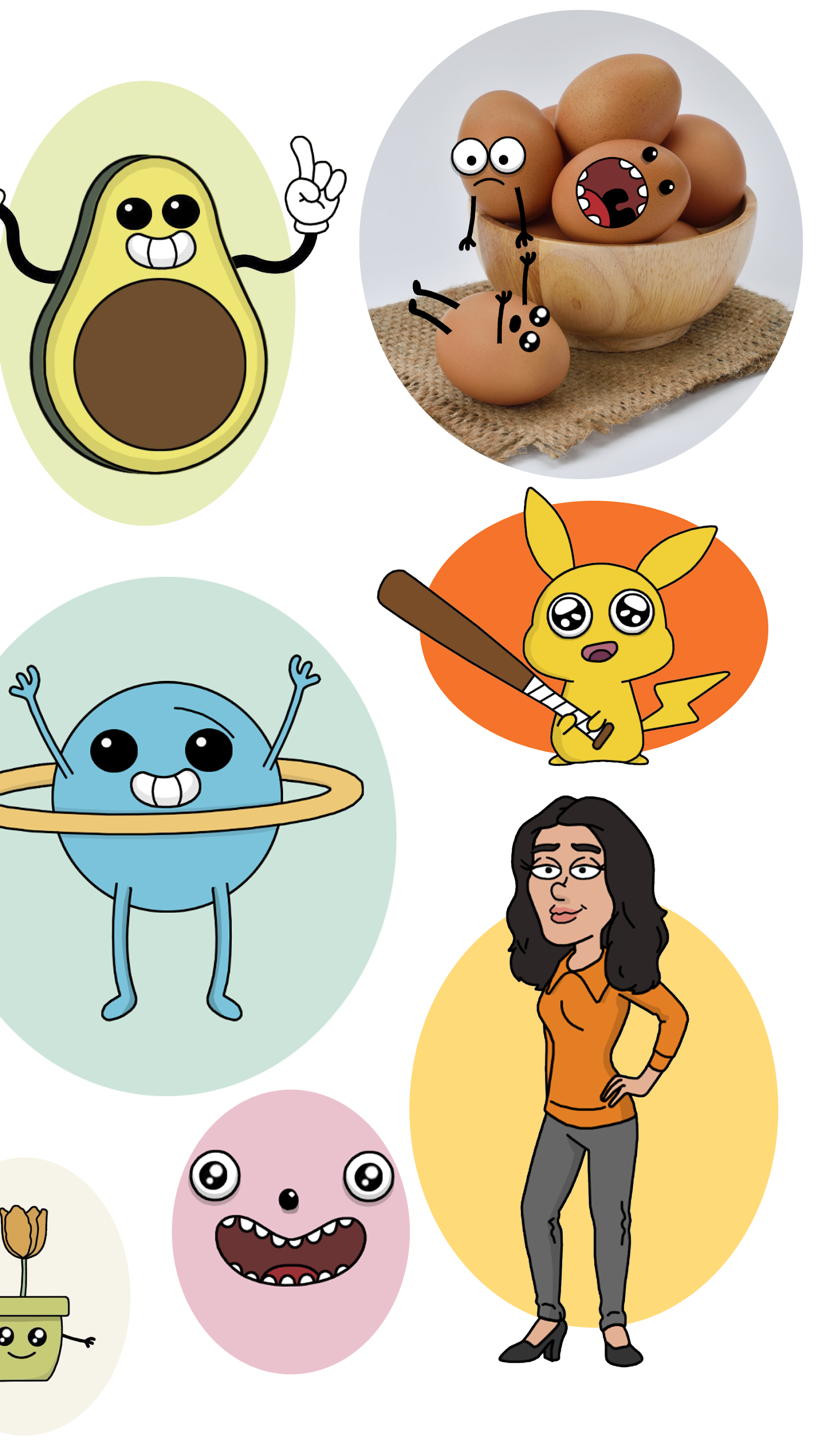 اسکرین شات 2 برنامه Dolltoon - Cartoon Creator