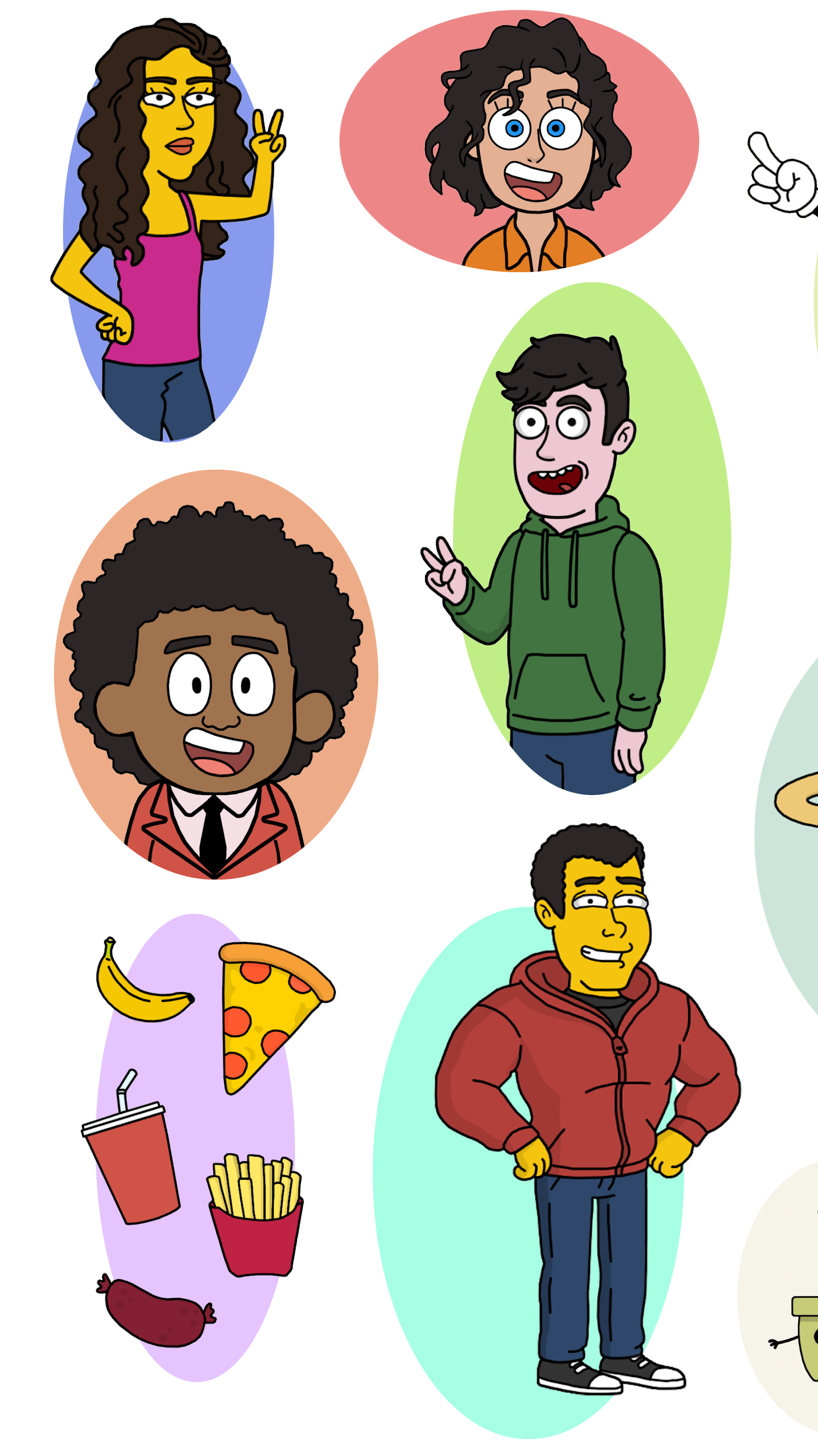 اسکرین شات 1 برنامه Dolltoon - Cartoon Creator