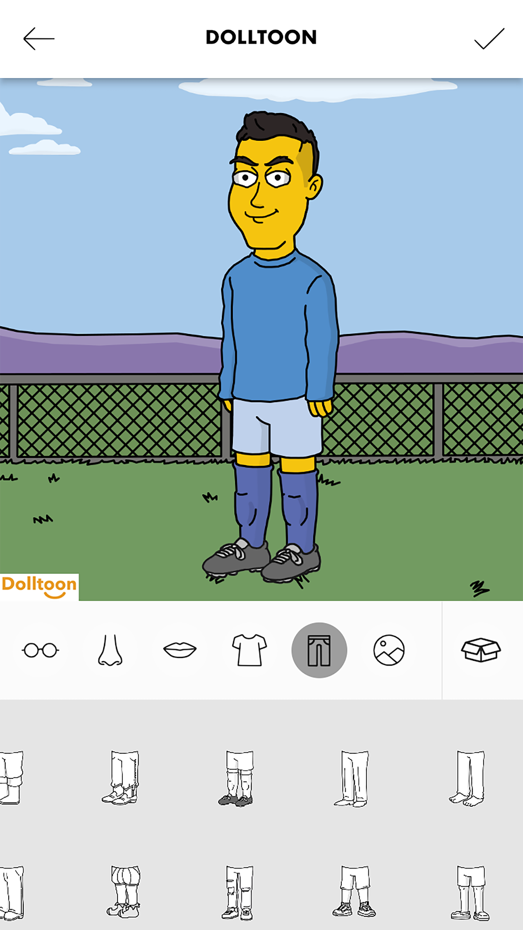 اسکرین شات 7 برنامه Dolltoon - Cartoon Creator