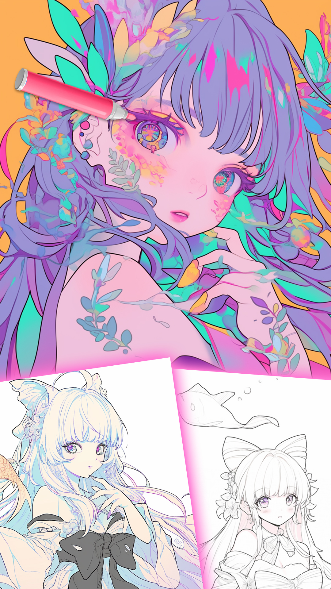 اسکرین شات 2 بازی Coloring Book: Draw Princess