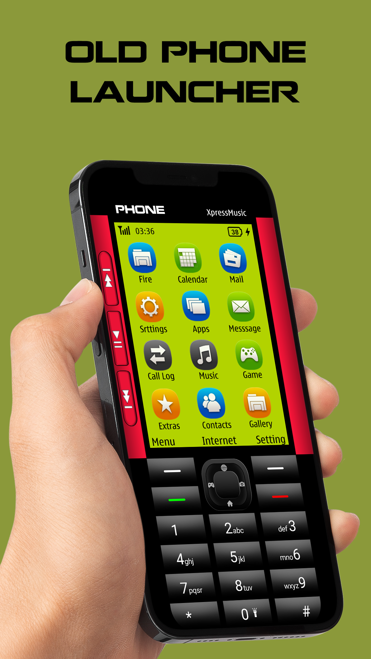 اسکرین شات 1 برنامه Nokia Old Phone Launcher