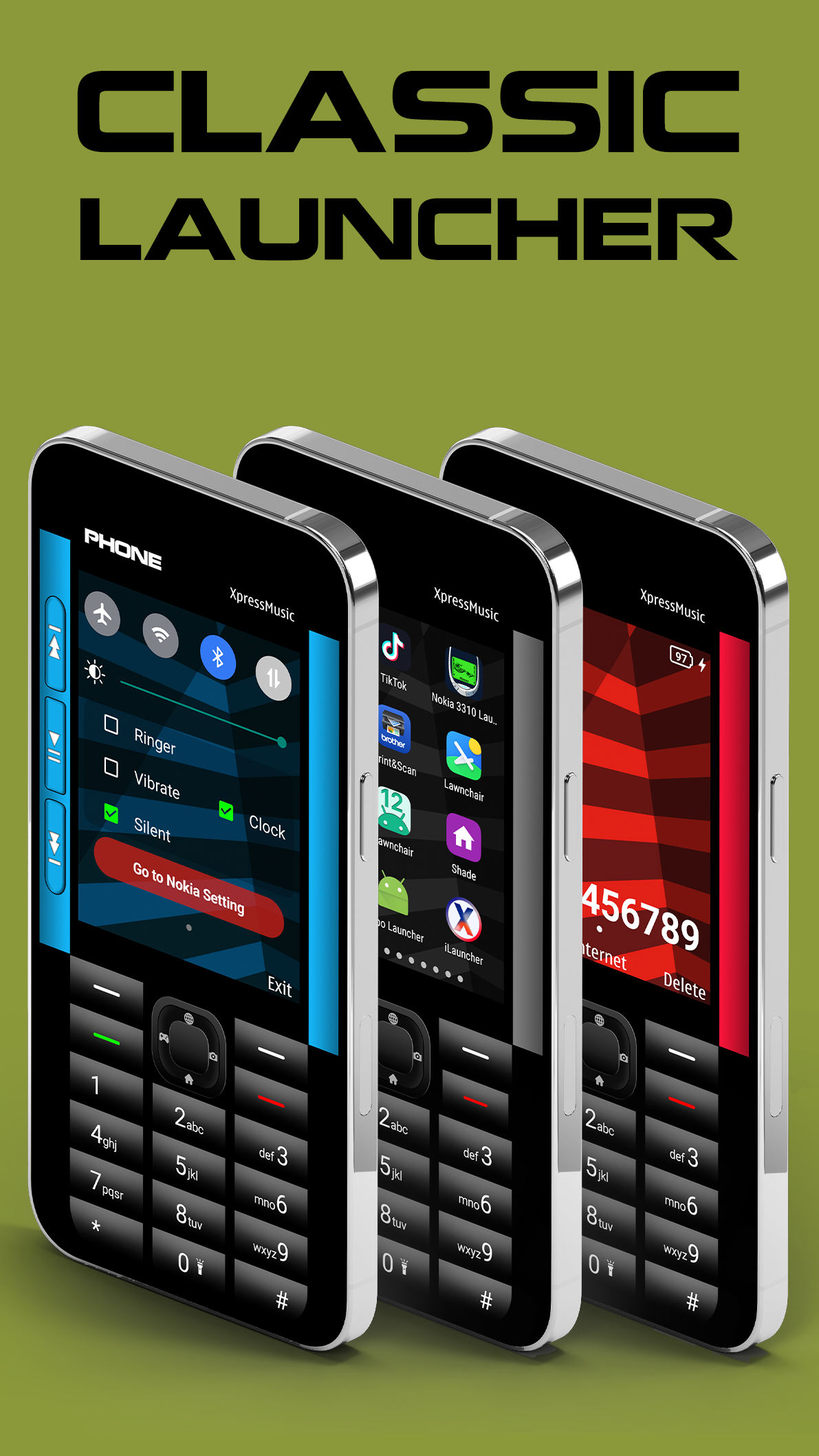 اسکرین شات 5 برنامه Nokia Old Phone Launcher