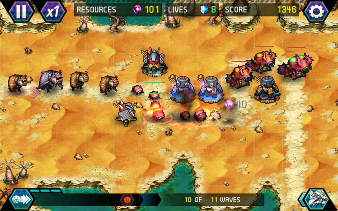 اسکرین شات 3 بازی Tower Defense: Infinite War