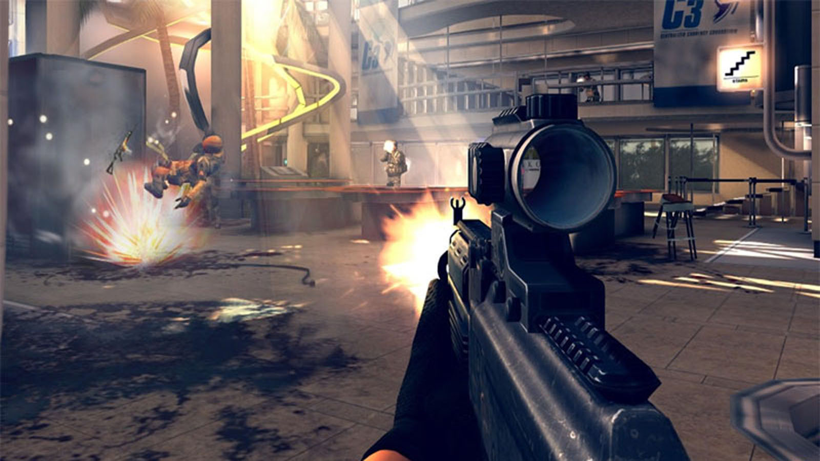 اسکرین شات 3 بازی شبیه ساز مدرن کامبت 4