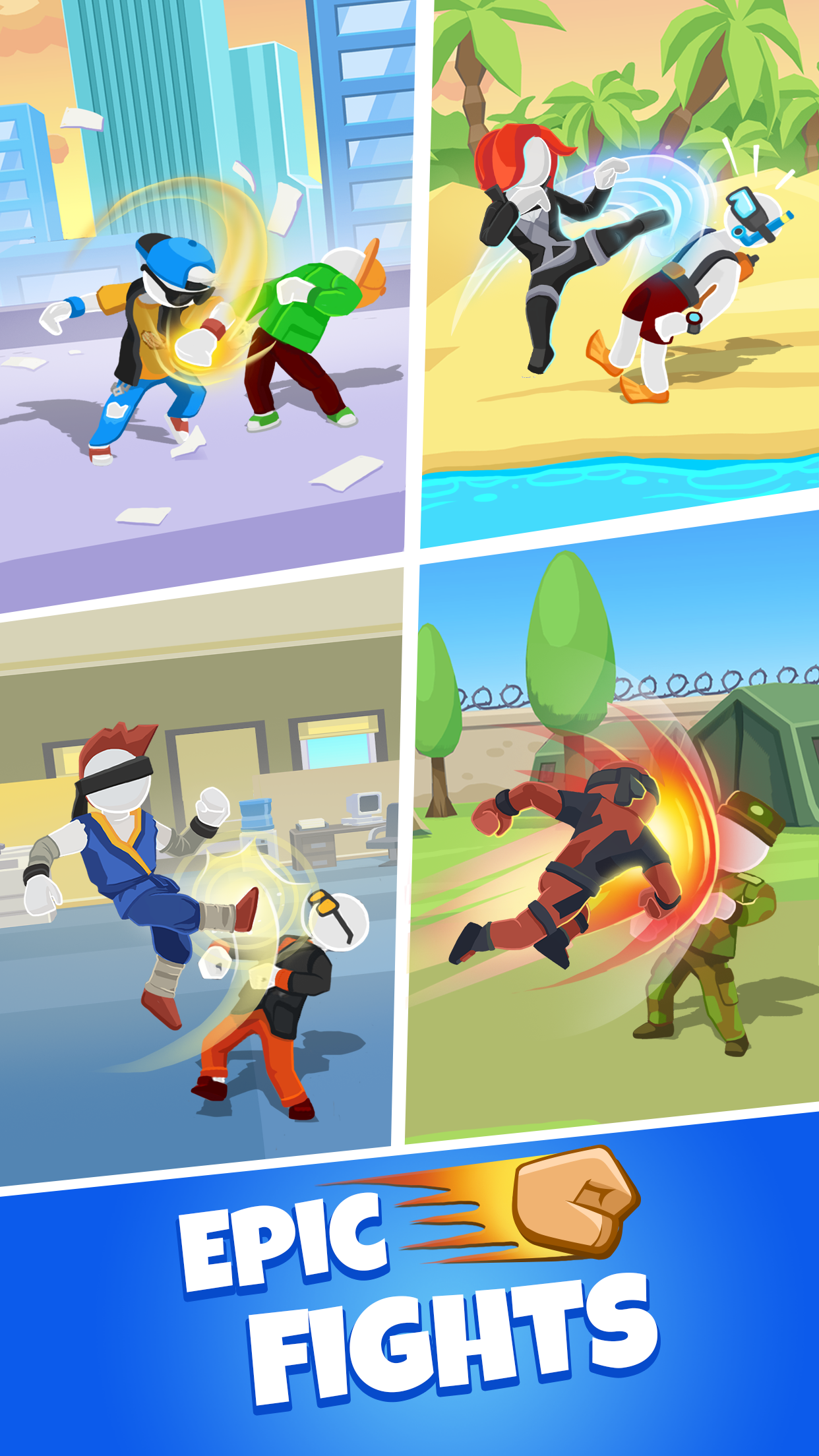 اسکرین شات 2 بازی Match Hit - Puzzle Fighter