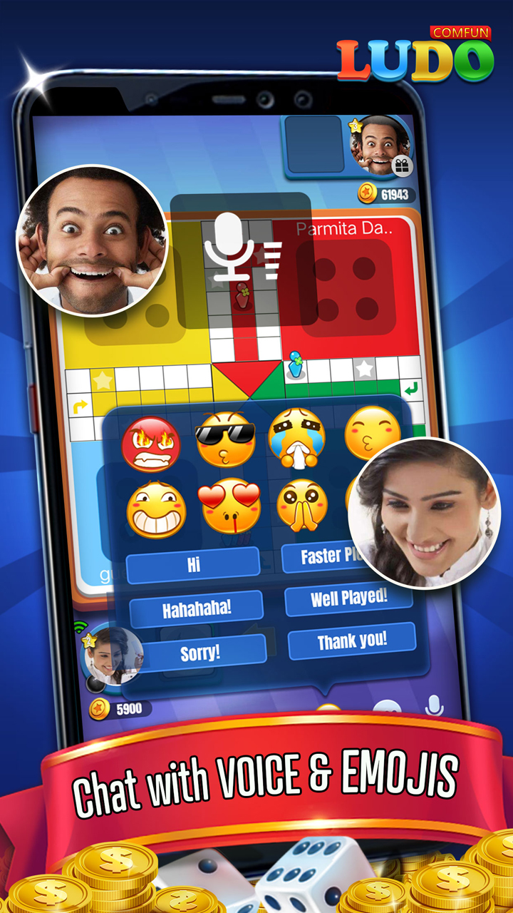 اسکرین شات 1 بازی Ludo Comfun Online Live Game