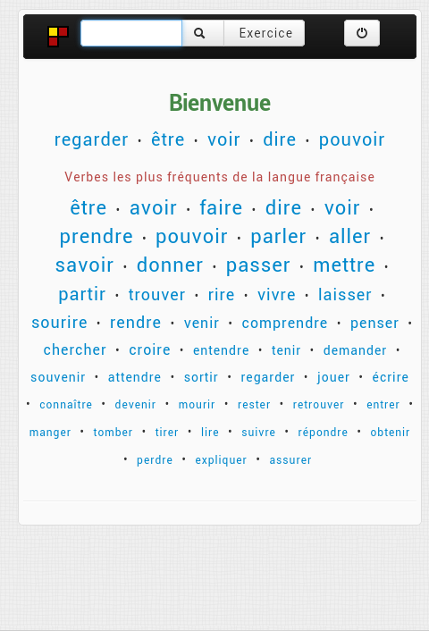 اسکرین شات 3 برنامه French Conjugation