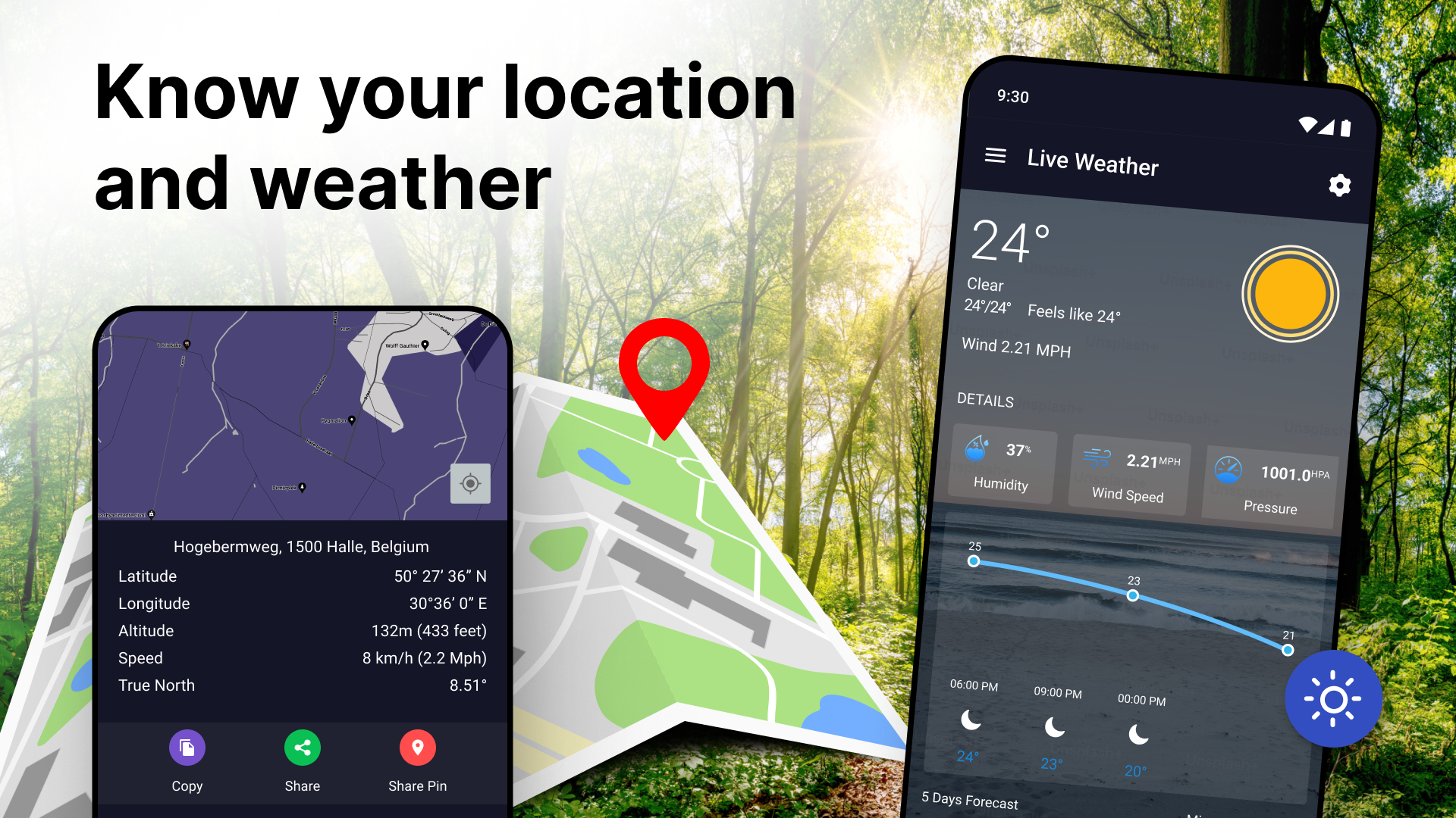 اسکرین شات 8 برنامه Compass app - Accurate Compass