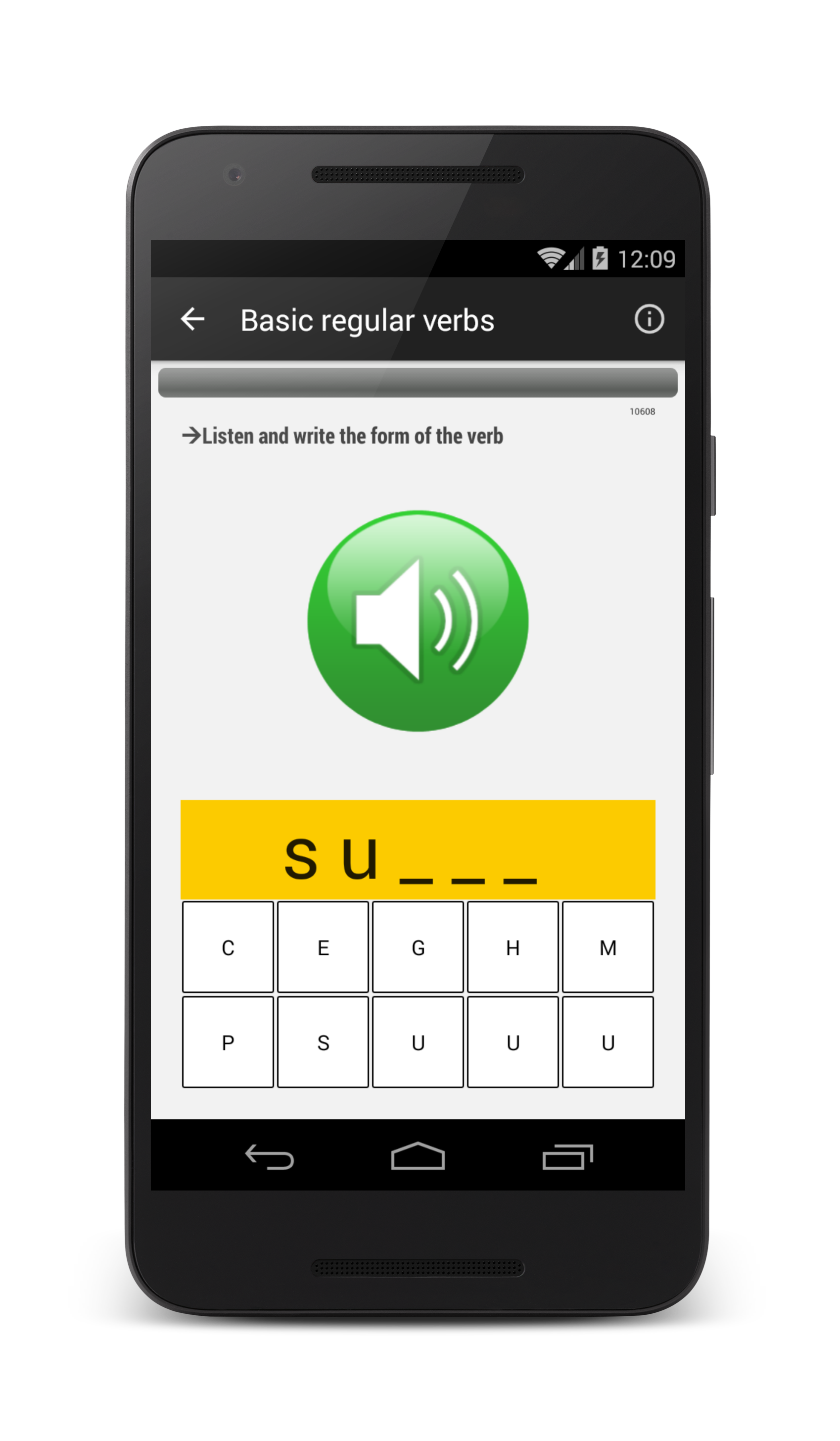 اسکرین شات 4 برنامه Verben - Trainer