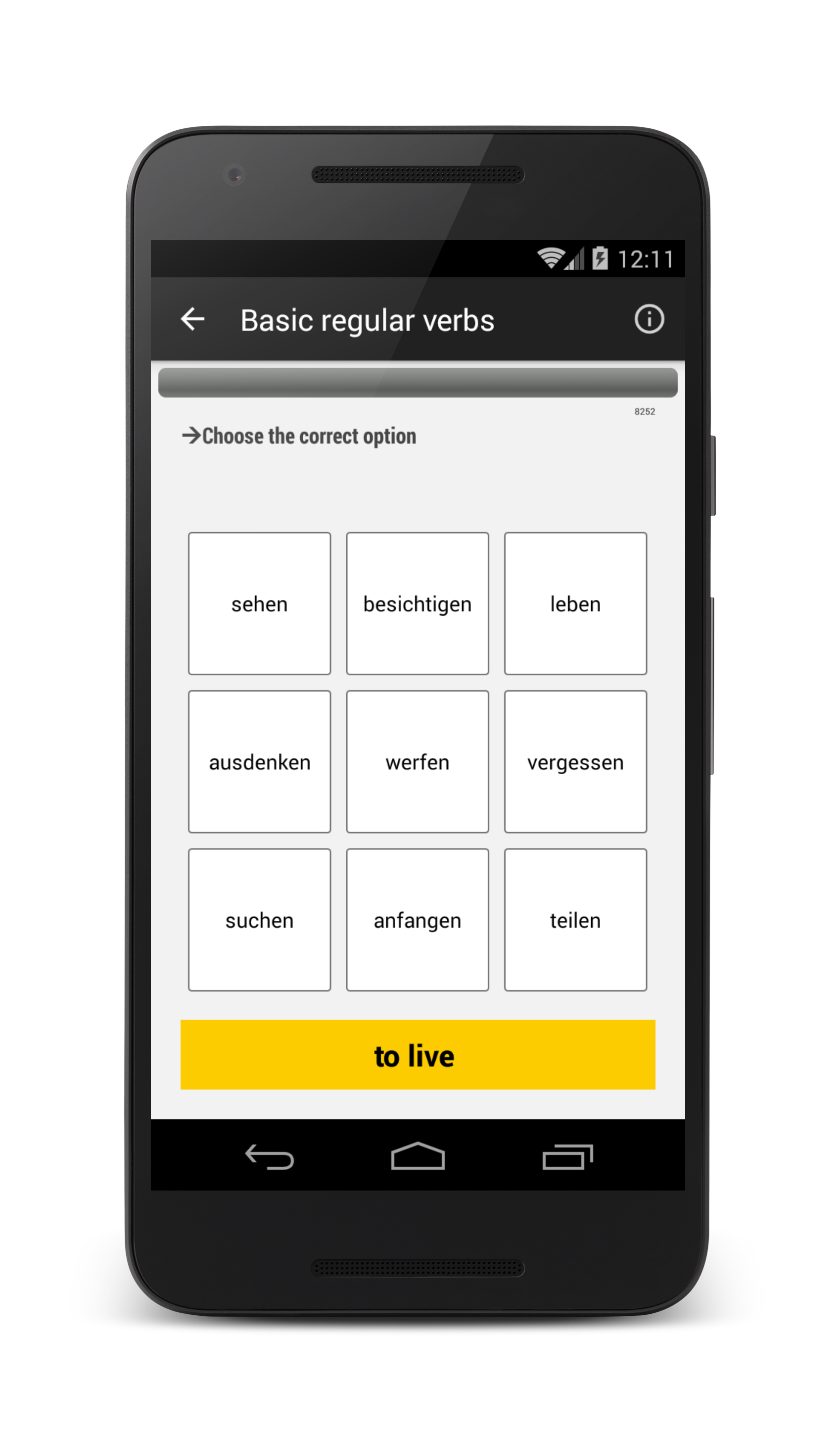 اسکرین شات 3 برنامه Verben - Trainer