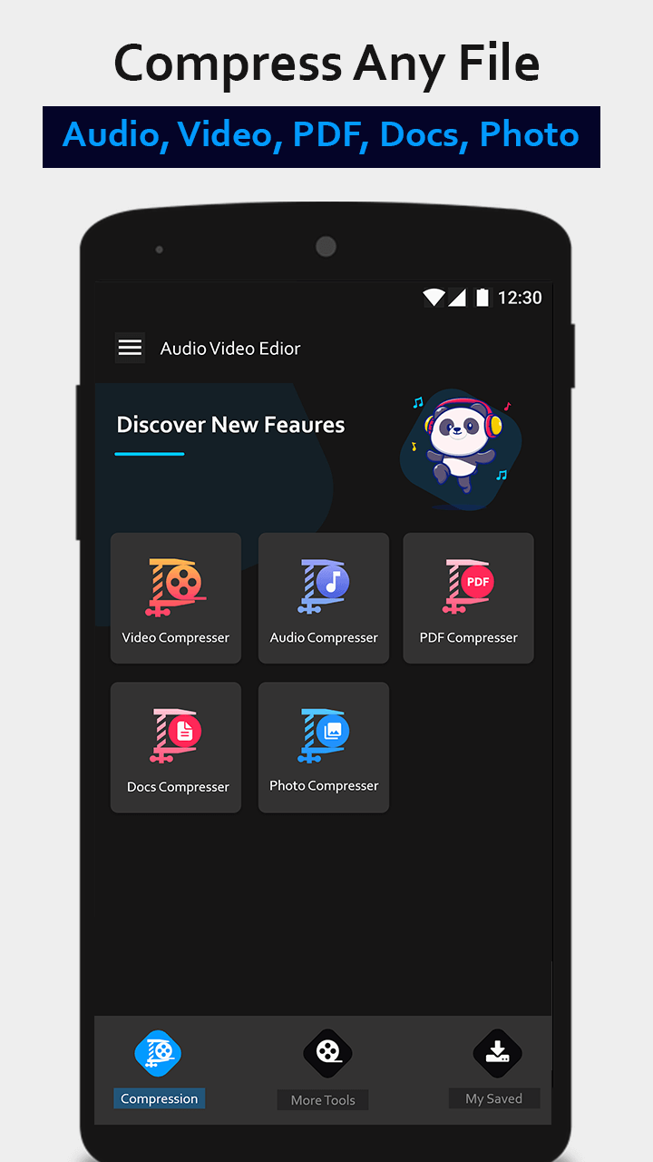 اسکرین شات 1 برنامه Video compressor: MP3 convert
